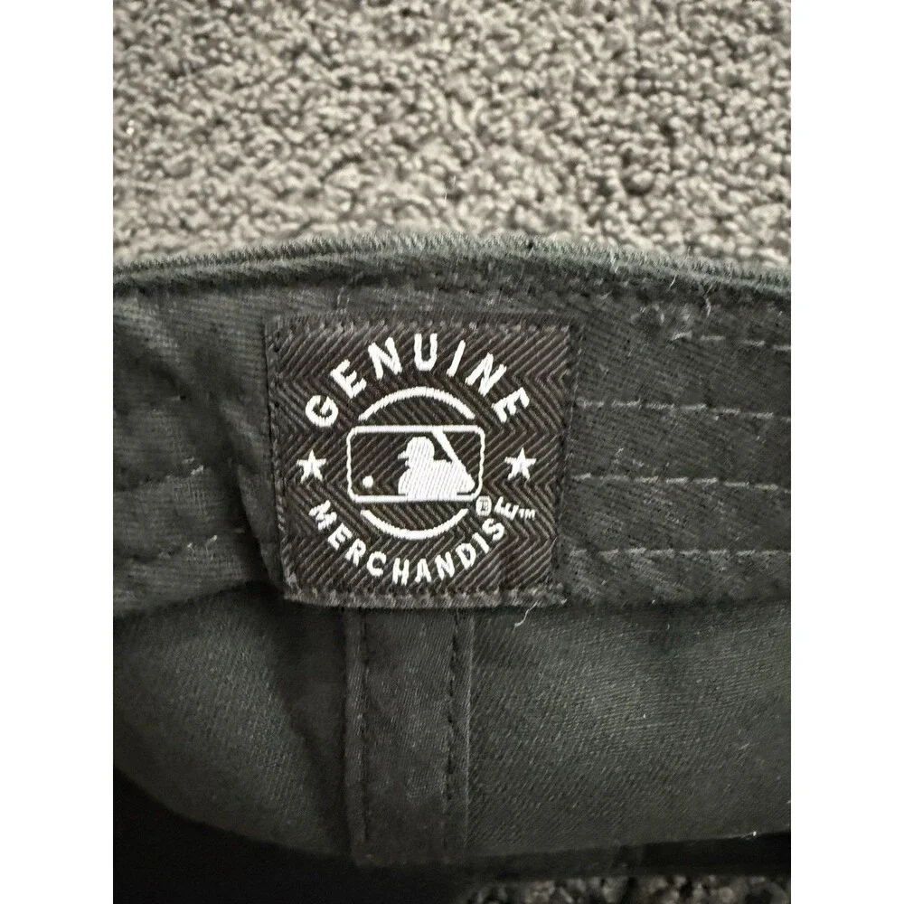 MLB Chicago White Sox 47 Brand Clean Up Strapback Adjustable Dad Hat OSFA Black